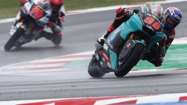 Dixon and Vierge quick in the wet on SanMarinoGP opening day