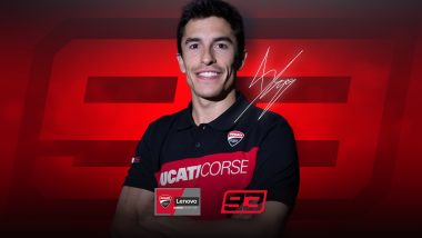 Marc Márquez to Join Francesco Bagnaia in The Ducati Lenovo Team